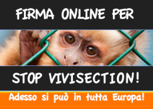 Stop Vivisection, firma online