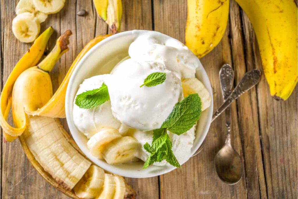 Banana ice cream